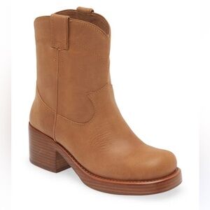 Jeffery Campbell Sleepy Cowboy Ankle Boots. Platform Cowboy Boots